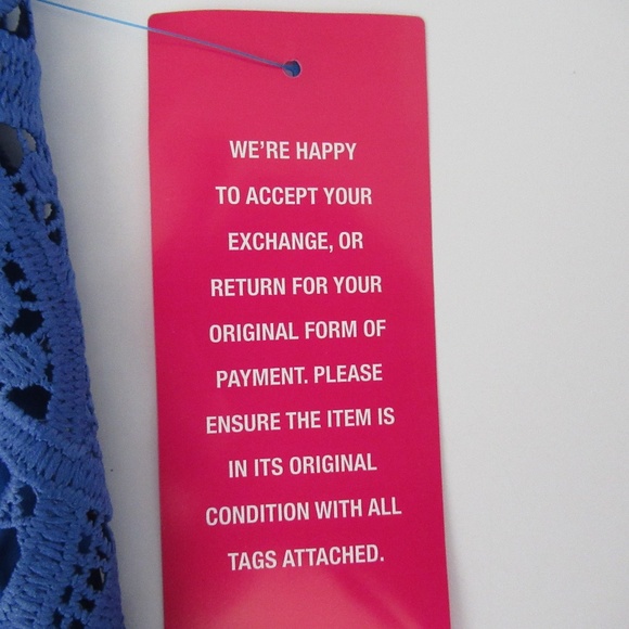 Laundry by Shelli Segal Blue Open Back Lace Dress NWT $195 - Picture 5 of 8